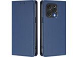 Custodia Per Telefono Cellulare Per Doogee N55 Plus, Custodia Magnetica Antiurto In Finto Cuoio Flip Cover Con Supporto Blu Scuro