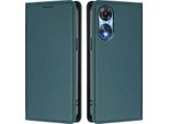 Custodia Per Telefono Cellulare Per Oppo A78 5G, Custodia Magnetica Antiurto Con Supporto In Finto Cuoio Flip Cover Verde