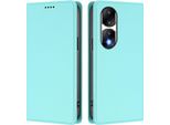 Custodia Per Telefono Cellulare Per Honor 90 Pro, Flip Cover In Finto Cuoio Antiurto Magnetica Con Supporto Turchese