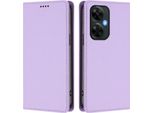 Custodia Per Telefono Cellulare Per Oneplus Nord N30 /Nord Ce 3 Lite, Flip Cover In Finto Cuoio Antiurto Magnetica Con Supporto Viola