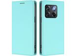 Custodia In Pelle Per Oneplus 10T, Custodia Magnetica In Finto Cuoio Con Supporto Verde Menta