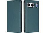 Custodia Per Telefono Cellulare Per Oneplus Nord 4, Flip Cover In Finto Cuoio Antiurto Custodia Magnetica Con Supporto Verde
