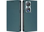 Custodia In Pelle Per Honor X7B 4G/X7B 5G/Honor 90 Smart, Custodia Flip Magnetica In Finto Cuoio Con Supporto Verde