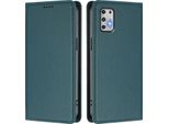 Custodia Per Motorola Moto G Stylus 2021 4G, Custodia Magnetica Antiurto Con Supporto In Finto Cuoio Flip Cover Verde