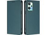 Custodia In Pelle Per Oneplus Nord Ce 2 Lite 5G/Nord 2 Lite, Custodia Flip Magnetica In Finto Cuoio Con Supporto Verde