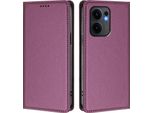 Custodia In Pelle Per Oppo Reno13 F 5G, Custodia Magnetica In Finto Cuoio Con Supporto Viola