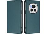 Custodia In Pelle Per Honor Magic6 Pro, Flip Case Magnetico In Finto Cuoio Con Supporto Verde