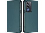 Custodia In Pelle Per Oppo A5/Oppo A3 Pro/Oppo A80/Oppo K12X, Custodia Flip Magnetica In Finto Cuoio Con Supporto Verde