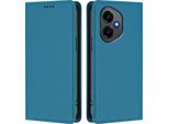 Custodia In Pelle Per Honor 400, Custodia Flip Magnetica In Finto Cuoio Con Supporto Lake Blu
