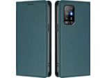 Custodia Per Telefono Cellulare Per Oppo A94 5G, Custodia Magnetica Antiurto Con Supporto In Finto Cuoio Flip Cover Verde
