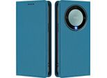 Custodia In Pelle Per Honor X9A/Magic5 Lite, Custodia Flip Magnetica In Finto Cuoio Con Supporto Lake Blu
