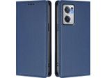 Custodia In Pelle Per Oneplus Nord Ce 2 5G, Custodia Magnetica In Finto Cuoio Con Supporto Blu Scuro