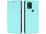 Custodia In Pelle Per Motorola Moto G Stylus 5G 2021, Custodia Flip Magnetica In Finto Cuoio Con Supporto Verde Menta