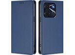 Custodia In Pelle Per Itel A60 / Itel A60S, Custodia Flip Magnetica In Finto Cuoio Con Supporto Blu Scuro