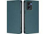 Custodia In Pelle Per Motorola Moto G05, Custodia Magnetica In Finto Cuoio Con Supporto Verde