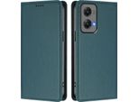 Custodia In Pelle Per Motorola Moto G Stylus 5G 2024, Custodia Flip Magnetica In Finto Cuoio Con Supporto Verde
