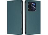 Custodia Per Cellulare Per Itel A60 / Itel A60S, Flip Cover In Finto Cuoio Antiurto Custodia Magnetica Con Supporto Verde