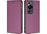 Custodia Per Huawei P60 / P60 Pro, Custodia Magnetica Antiurto Con Supporto In Finto Cuoio Flip Cover Viola