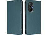 Custodia Per Telefono Cellulare Per Huawei Nova Y73, Flip Cover In Finto Cuoio Antiurto Custodia Magnetica Con Supporto Verde