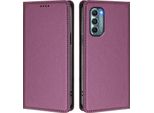 Custodia Per Motorola Moto G Stylus 2022 5G, Custodia Magnetica Antiurto Con Supporto In Finto Cuoio Flip Cover Viola