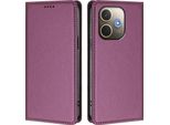 Custodia Per Telefono Cellulare Per Oppo A5 Pro 4G/A5 Pro 5G, Custodia Magnetica Antiurto In Finto Cuoio Flip Cover Con Supporto Viola