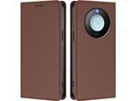 Custodia Per Telefono Cellulare Per Honor X9C Smart,Poliuretanopelle Flip Cover Antiurto Custodia Magnetica Con Stand Brown