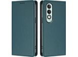Custodia Per Oppo K12X 5G, Custodia Magnetica Antiurto Con Supporto In Finto Cuoio Flip Cover Verde