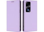 Custodia Per Telefono Cellulare Per Honor 80 Gt, Flip Cover In Finto Cuoio Antiurto Magnetica Con Supporto Viola