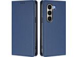 Custodia Per Cellulare Per Itel A95, Flip Cover In Finto Cuoio Antiurto Custodia Magnetica Con Supporto Blu Scuro