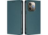 Custodia In Pelle Per Oppo A5 Pro 4G/A5 Pro 5G, Custodia Magnetica In Finto Cuoio Con Supporto Verde