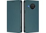 Custodia In Pelle Per Nokia X20 /Nokia X10, Flip Case Magnetico In Finto Cuoio Con Supporto Verde