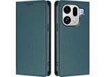 Custodia Per Telefono Cellulare Per Oppo Find X9 Pro, Flip Cover In Finto Cuoio Antiurto Magnetica Con Supporto Verde