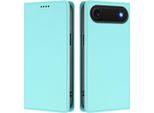 Custodia Per Iphone Air, Flip Cover In Finto Cuoio Antiurto Magnetica Con Supporto Turchese