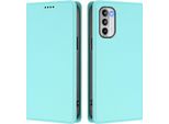 Custodia In Pelle Per Motorola Moto G 5G 2022, Custodia Magnetica In Finto Cuoio Con Supporto Verde Menta