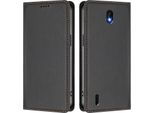 Custodia Per Telefono Cellulare Per Nokia C01 Plus/Nokia C1 2Nd Edition,Poliuretanoleather Flip Cover Custodia Magnetica Antiurto Con Supporto Nero