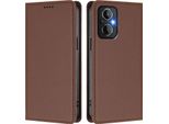 Custodia In Pelle Per Oneplus Nord N20 5G, Custodia Magnetica In Finto Cuoio Con Supporto Marrone