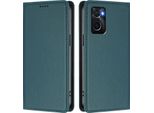 Custodia Per Telefono Cellulare Per Oppo A36/Oppo A76/Oppo A96/Oppo K10 4G,Poliuretanoleather Flip Cover Custodia Magnetica Antiurto Con Supporto Verde