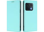 Custodia Per Telefono Cellulare Per Oneplus 10 Pro, Flip Cover In Finto Cuoio Antiurto Custodia Magnetica Con Supporto Turchese