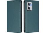 Custodia Per Telefono Cellulare Per Oneplus Nord Ce 2 5G, Flip Cover In Finto Cuoio Antiurto Custodia Magnetica Con Supporto Verde