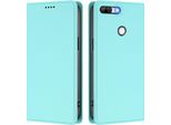Custodia In Pelle Per Honor 9 Lite, Custodia Flip Magnetica In Finto Cuoio Con Supporto Verde Menta