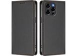 Custodia In Pelle Per Doogee Note 58 / Note 58 Pro, Custodia Flip Magnetica In Finto Cuoio Con Supporto Nero
