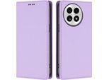 Custodia Per Telefono Cellulare Per Oneplus 13, Flip Cover In Finto Cuoio Antiurto Magnetica Con Supporto Viola