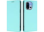 Custodia In Pelle Per Oneplus 13T /Oneplus 13S, Custodia Magnetica In Finto Cuoio Con Supporto Verde Menta