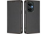 Custodia Per Telefono Cellulare Per Oneplus Nord N30 /Nord Ce 3 Lite, Flip Cover In Finto Cuoio Antiurto Custodia Magnetica Con Supporto Nero