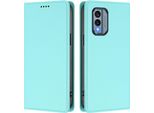 Custodia Per Telefono Cellulare Per Nokia X30, Flip Cover In Finto Cuoio Antiurto Magnetica Con Supporto Turchese