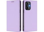 Custodia In Pelle Per Oneplus Nord N20 5G, Custodia Magnetica In Finto Cuoio Con Supporto Viola Chiaro