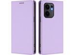 Custodia Per Oppo Reno13 F 5G, Custodia Magnetica Antiurto Con Supporto In Finto Cuoio Flip Cover Viola