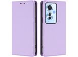 Custodia Per Oppo Reno11 F 5G, Custodia Magnetica Antiurto Con Supporto In Finto Cuoio Flip Cover Viola