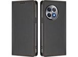 Custodia Per Telefono Cellulare Per Oneplus Ace 2 Pro, Flip Cover In Finto Cuoio Antiurto Magnetica Con Supporto Nero