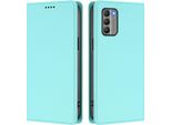 Custodia Per Telefono Cellulare Per Nokia G400, Custodia Magnetica Antiurto Con Supporto In Finto Cuoio Flip Cover Turchese